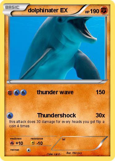 Pokemon dolphinater EX