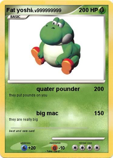 Pokemon Fat yoshi