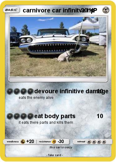Pokemon carnivore car infinitve hp
