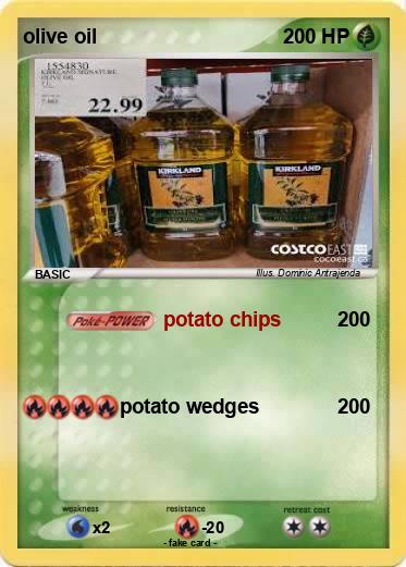 Pokemon olive oil