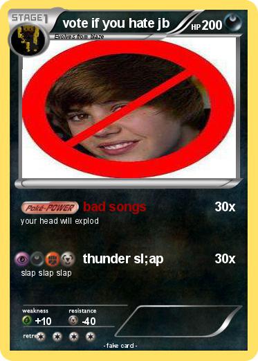 Pokemon vote if you hate jb