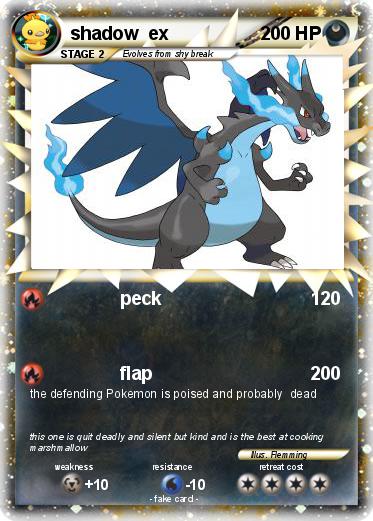 Shadow Ex Pokémon shadow ex 50 50 - peck - My Pokemon Card