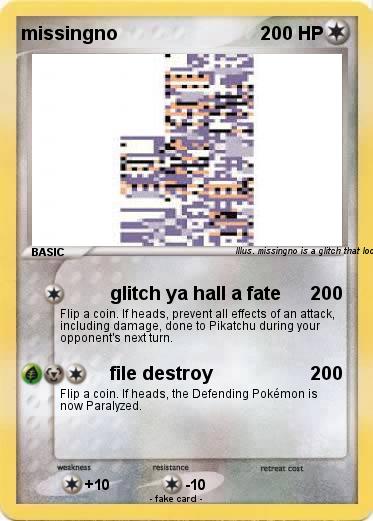 Pokemon missingno