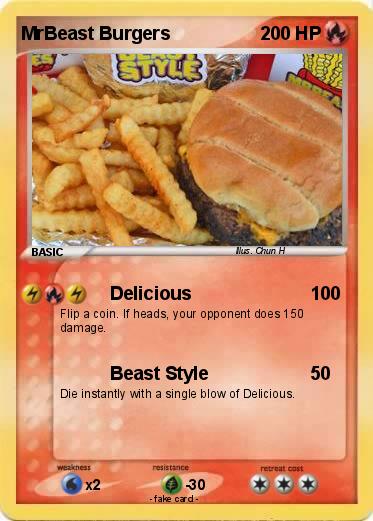 Pokemon MrBeast Burgers