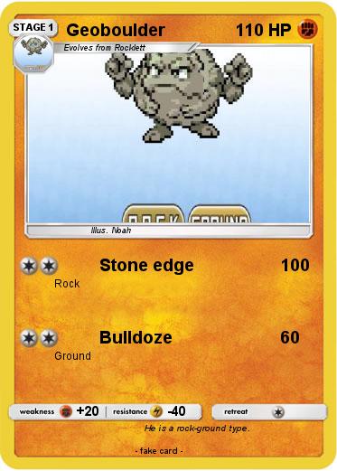 Pokemon Geoboulder