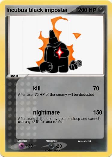 Pokemon Incubus black imposter