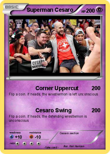 Pokemon Superman Cesaro