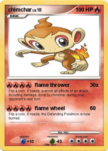 Pokemon chimchar