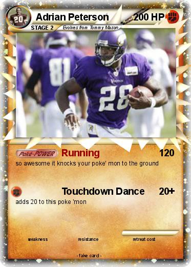 Pokemon Adrian Peterson
