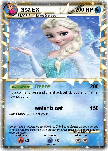 Pokemon elsa EX