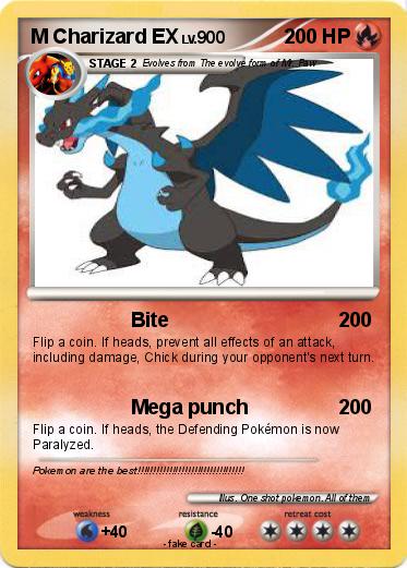 Pokemon M Charizard EX