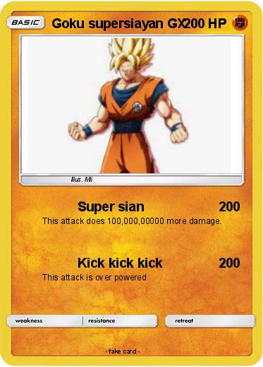 Pokemon Goku supersiayan GX