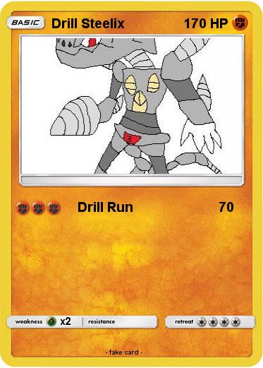 Pokemon Drill Steelix