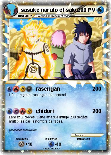 Pokemon sasuke naruto et sakura