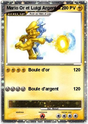 Pokemon Mario Or et Luigi Argent
