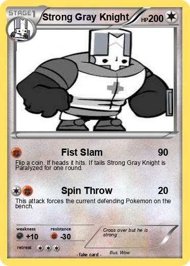 Pokemon Strong Gray Knight