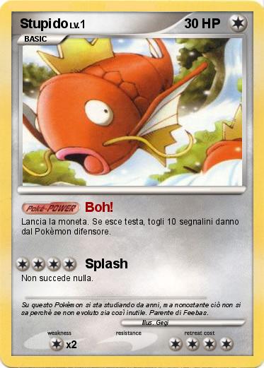 Pokemon Stupido