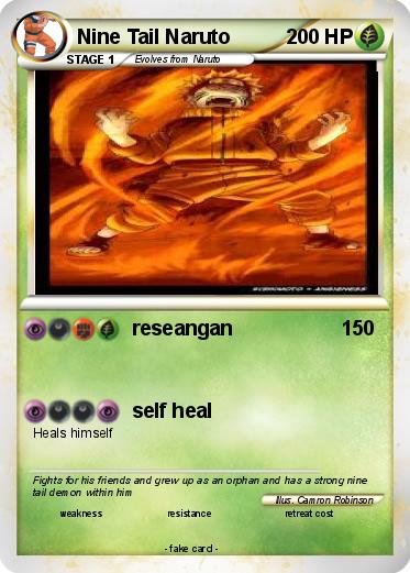 Pokemon Nine Tail Naruto