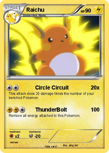 Pokemon Raichu