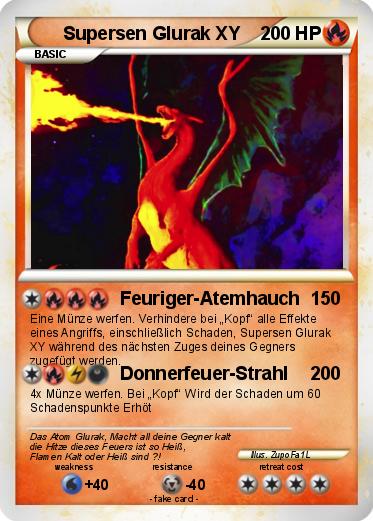 Pokemon Supersen Glurak XY
