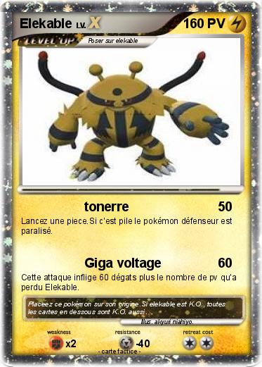 Pokemon Elekable