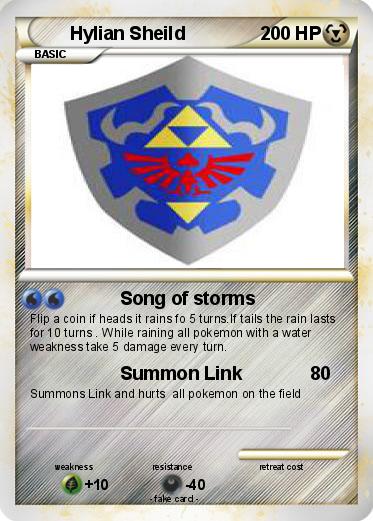 Pokemon Hylian Sheild