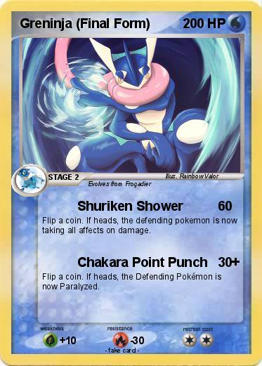 Pokemon Greninja (Final Form)