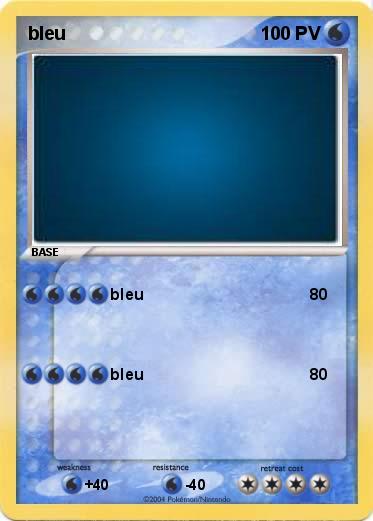Pokemon bleu