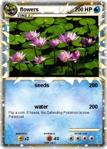 Pokemon flowers