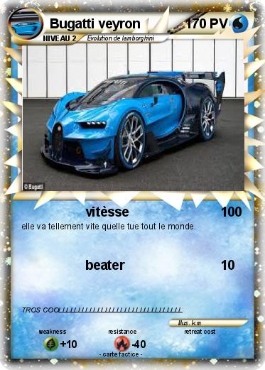 Pokemon Bugatti veyron