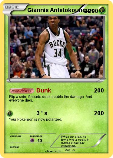 Pokemon Giannis Antetokounmpo