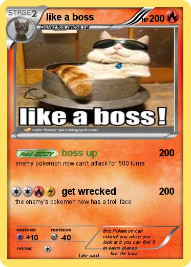 Pokemon like a boss