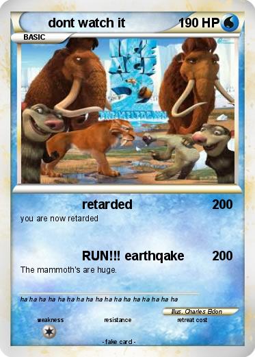 Pokemon dont watch it