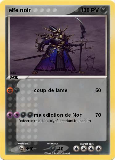Pokemon elfe noir