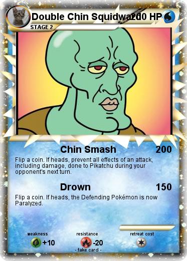 Pokemon Double Chin Squidward