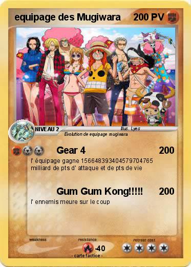 Pokemon equipage des Mugiwara