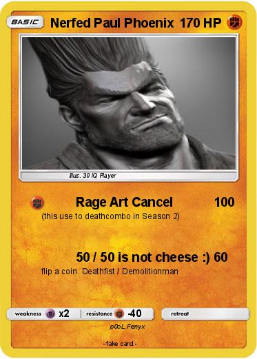 Pokemon Nerfed Paul Phoenix