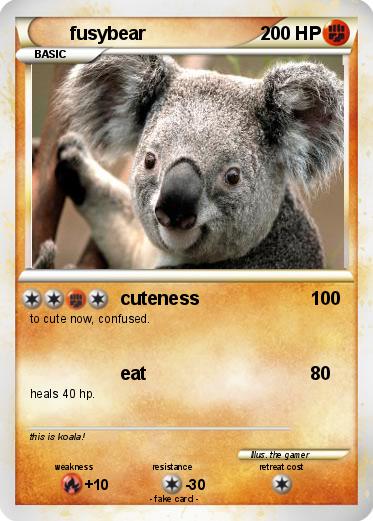 Pokemon fusybear
