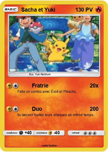 Pokemon Sacha et Yuki