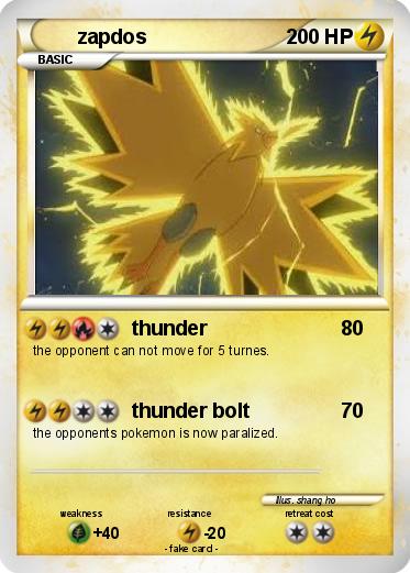 Pokemon zapdos