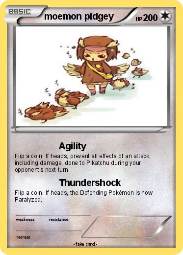 Pokemon moemon pidgey