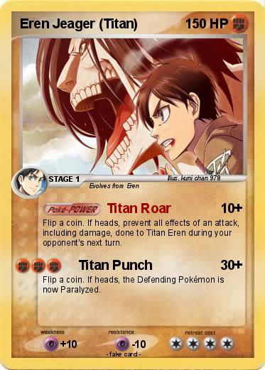 Pokemon Eren Jeager (Titan)