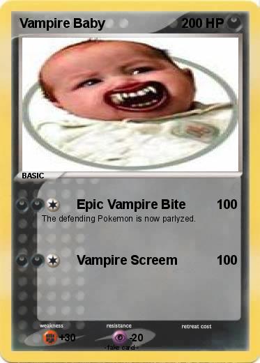 Pokemon Vampire Baby
