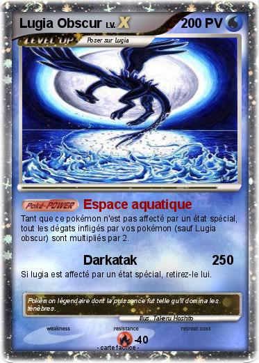 Pokemon Lugia Obscur