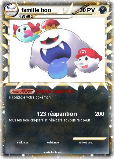 Pokemon famille boo