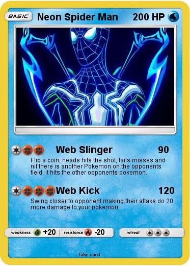Pokemon Neon Spider Man