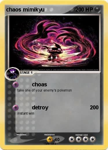 Pokemon chaos mimikyu