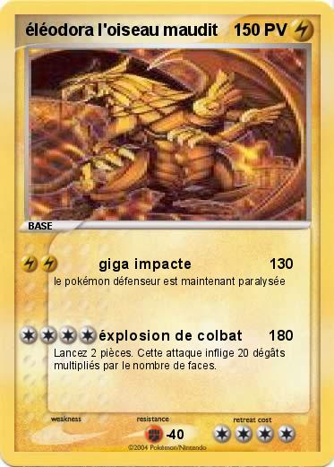 Pokemon éléodora l'oiseau maudit