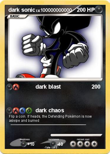 Pokemon dark sonic