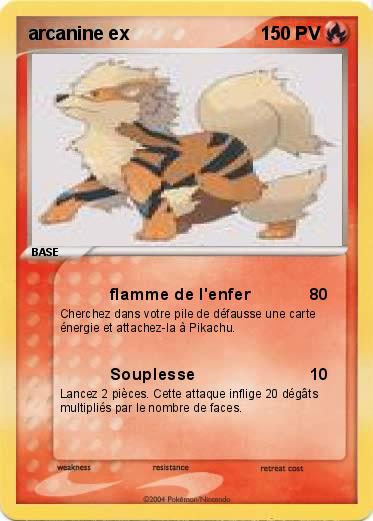 Pokemon arcanine ex